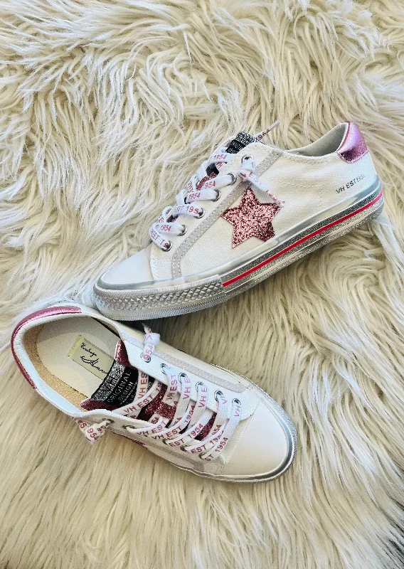 Vintage Havana Alive White Gold Sneaker Comfortable Derby Style  