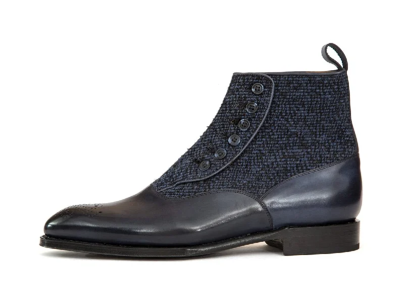 Westlake - MTO - Shaded Navy / Blue Poulsbo - NGT Last - Single Leather Sole Blue Coast Loafer Aesthetic Westlake - MTO - Shaded Navy / Blue Poulsbo - NGT Last - Single Leather Sole Blue Coast Loafer Aesthetic