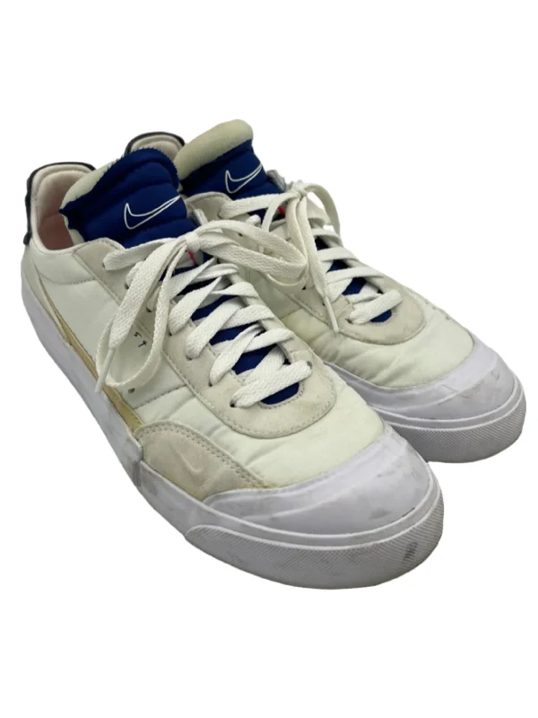 White Shoes Sneakers Nike, Size 10 Loose - Fit Slipper Style  