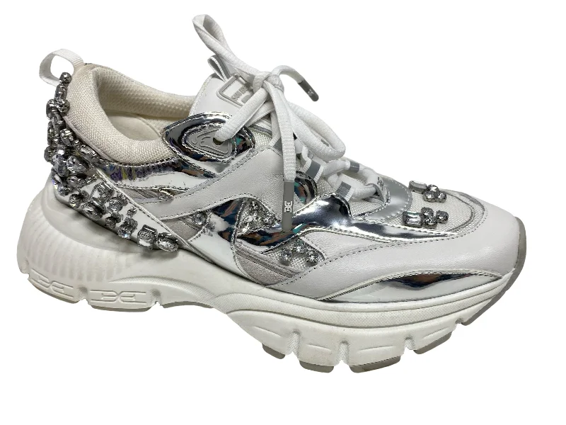 White Shoes Sneakers Sam Edelman, Size 6 Blue Coast Loafer Aesthetic 