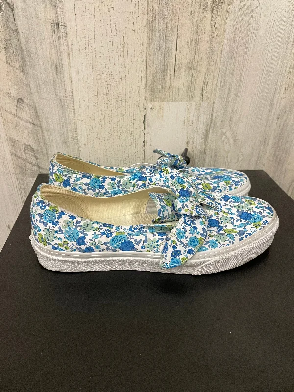 White Shoes Sneakers Vans, Size 9.5 Camouflage Print Boot Style  