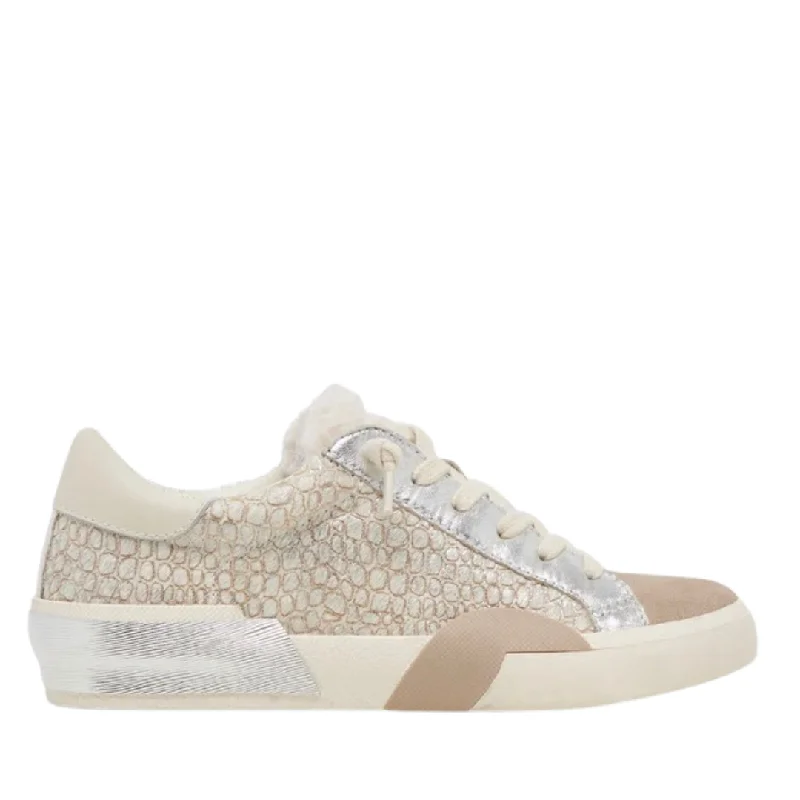 Zina Plush Striped Shoe Style  