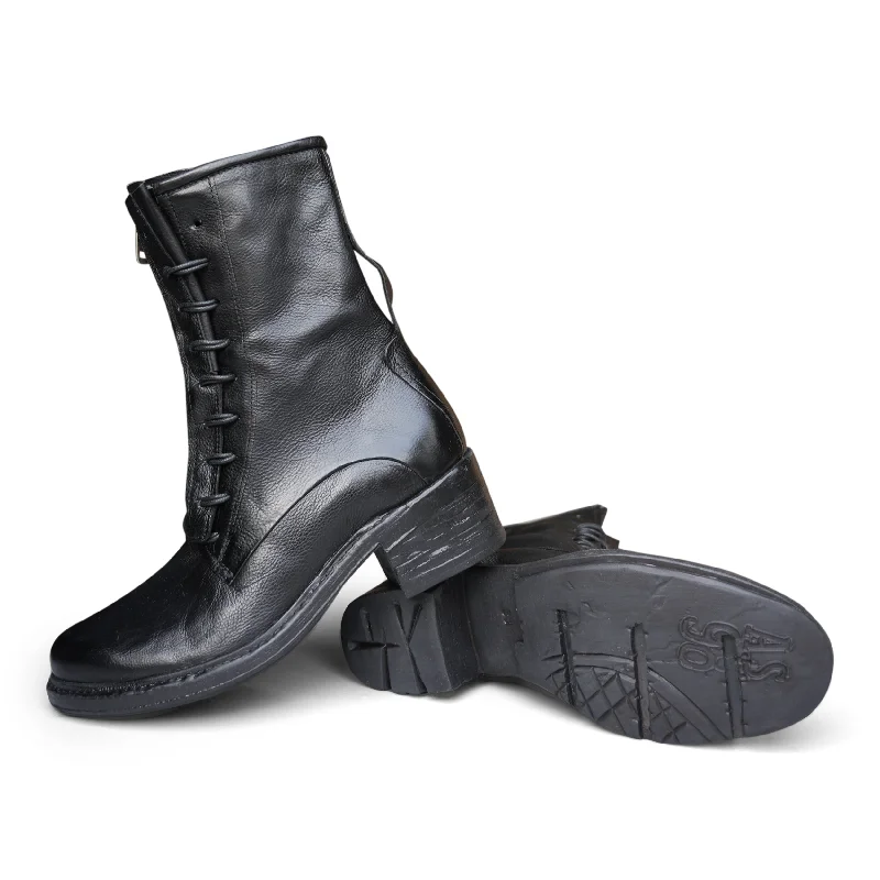 261263 - Black Lace Up Ankle Boot Blue Coast Loafer Aesthetic 