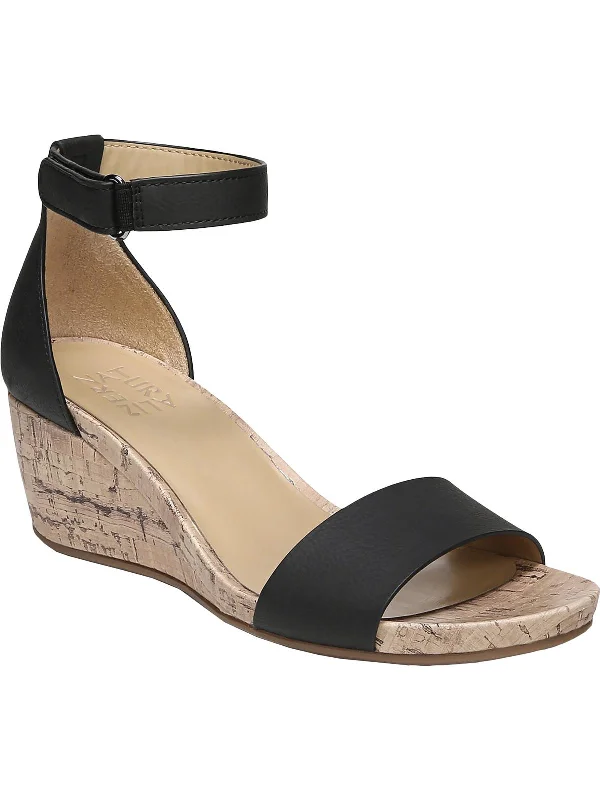 Areda Womens Cork Wedges Tassel Driving Shoe Look 
