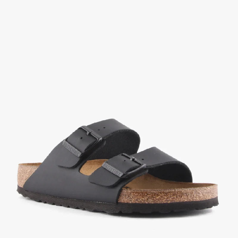 ARIZONA BLACK BIRKO-FLOR WOMENS Rubber - Sole Plimsoll Look  