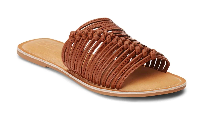 Baxter Sandal In Tan Minimalist Sneaker Style  