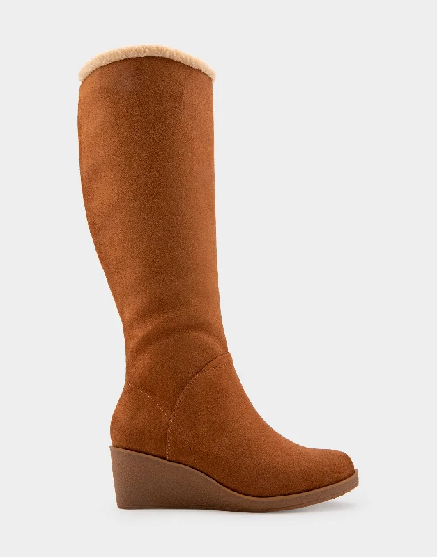 Binocular Shearling Zip - Up Boot Style  
