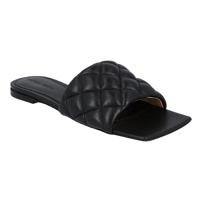 Bottega Veneta Padded Flat Sandal Loose - Fit Slipper Style  