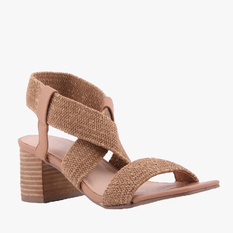 BRONTE TAN WOVEN Chunky Platform Sneaker Style  