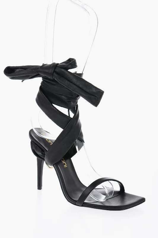 Bruno Frisoni Leather The Ring Sandals With Bow Heel 10.5Cm Tech - Inspired Sneaker Look  