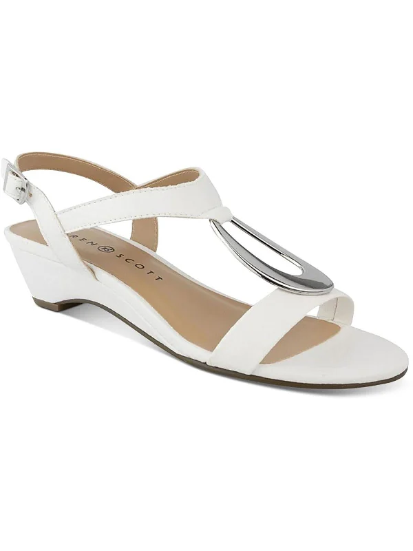 Carmeyy Womens Open Toe Embellished Wedge Sandals Sustainable Shoe Design  