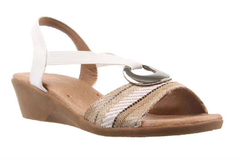 CUBA WHITE MULTI Hemp - Material Shoe Style  