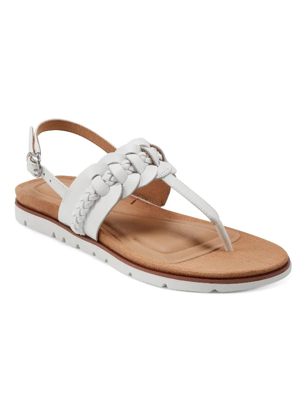 Elaine Womens Leather Round toe Thong Sandals Cowboy Boot Western Style  