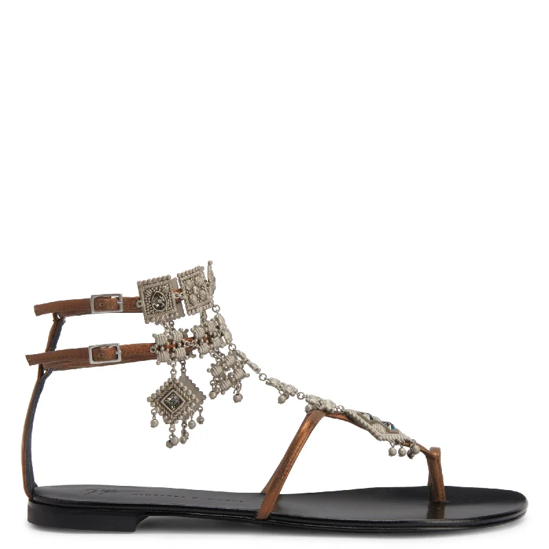 Giuseppe Zanotti Amira Embroidered Cowboy Boot Design  