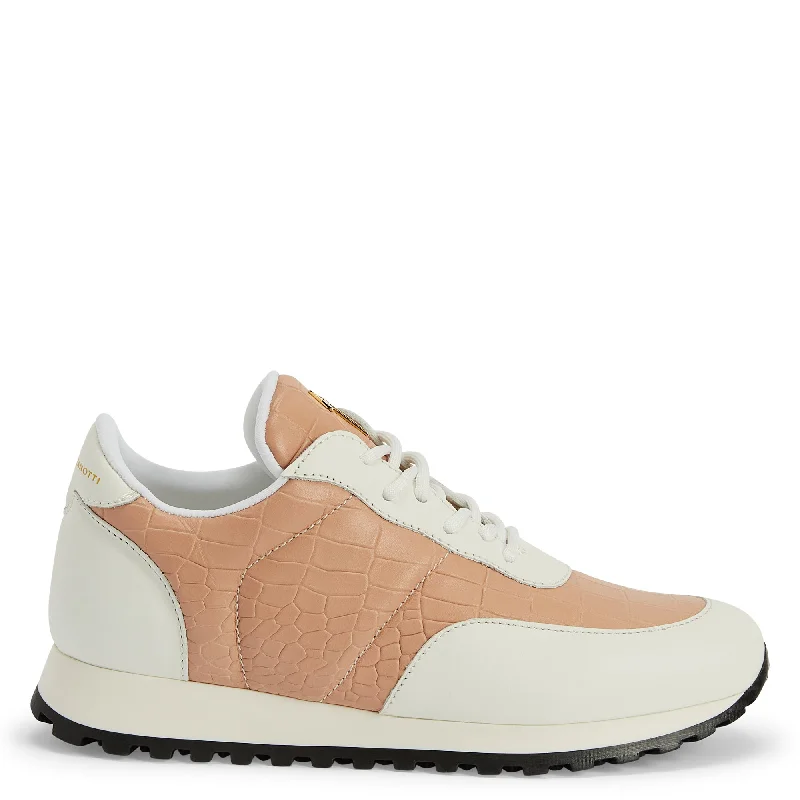 Giuseppe Zanotti Jimi Running Lightweight Tennis Sneaker Look  