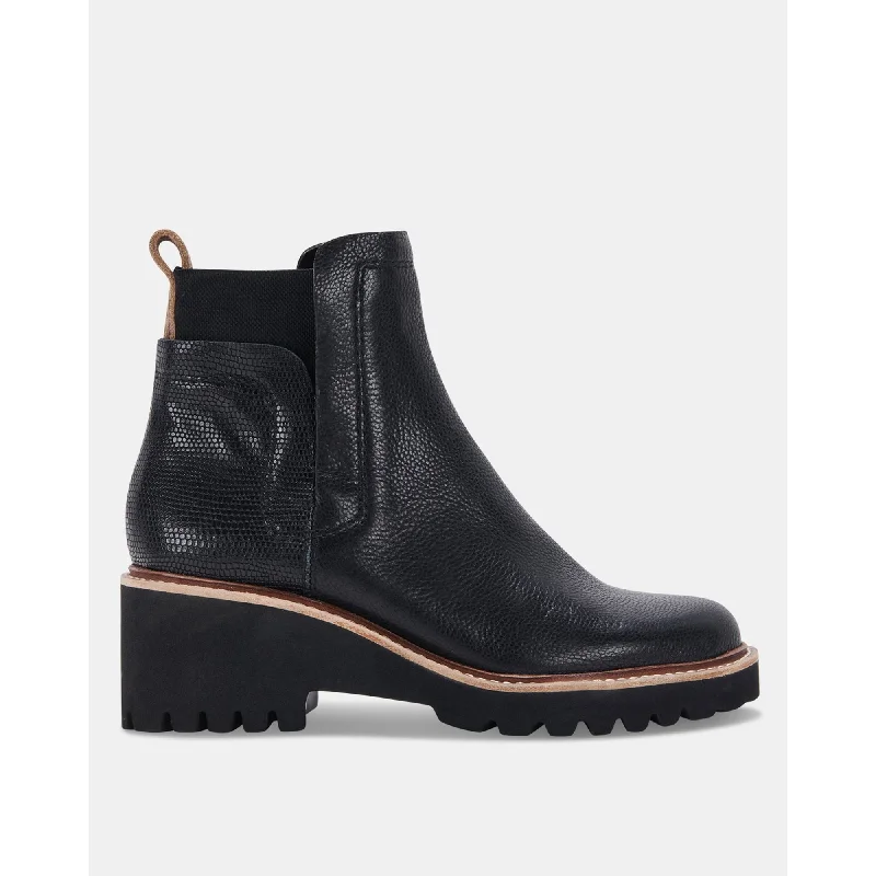Huey H2o Boots Black Leather - Re:vita Tech - Inspired Sneaker Look  