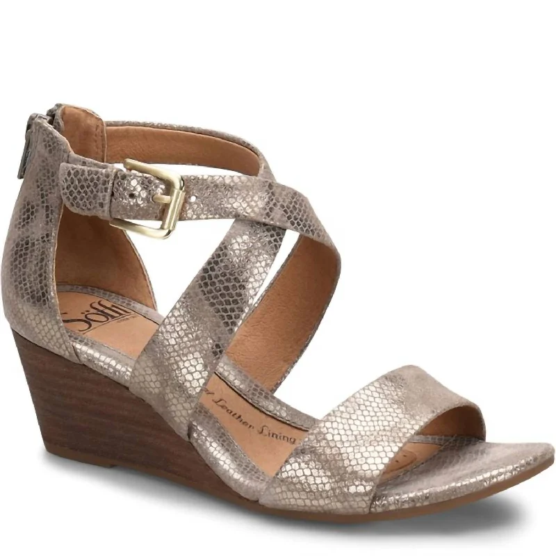 Mauldin Sandal In Bistro Taupe Minimalist Sneaker Style  