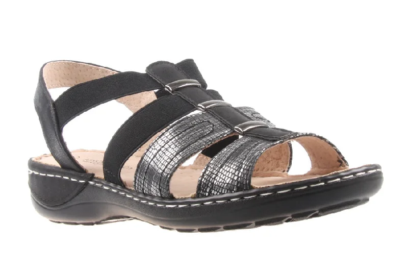 MAVID BLACK MULTI Art Deco - Inspired Shoe Look  