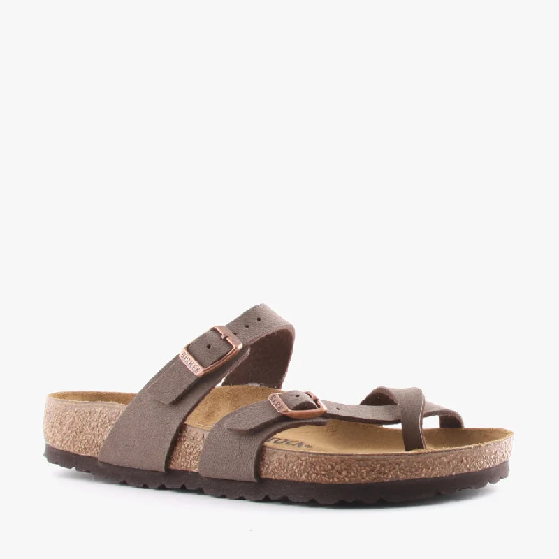MAYARI MOCCA BIRKO-FLOR Memory - Foam Slipper Look  