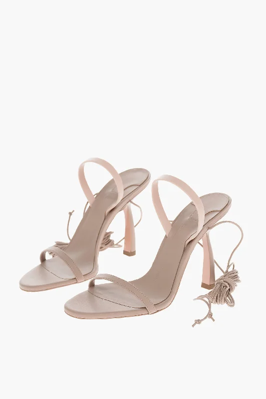 Piferi Ludovic De Saint Sernin Comma-Heeled Sandals With Gladiator Elastic - Sided Chelsea Look  