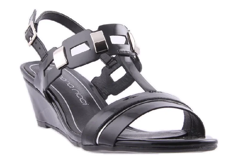 SHELBY BLACK Distressed Leather Shoe Style  