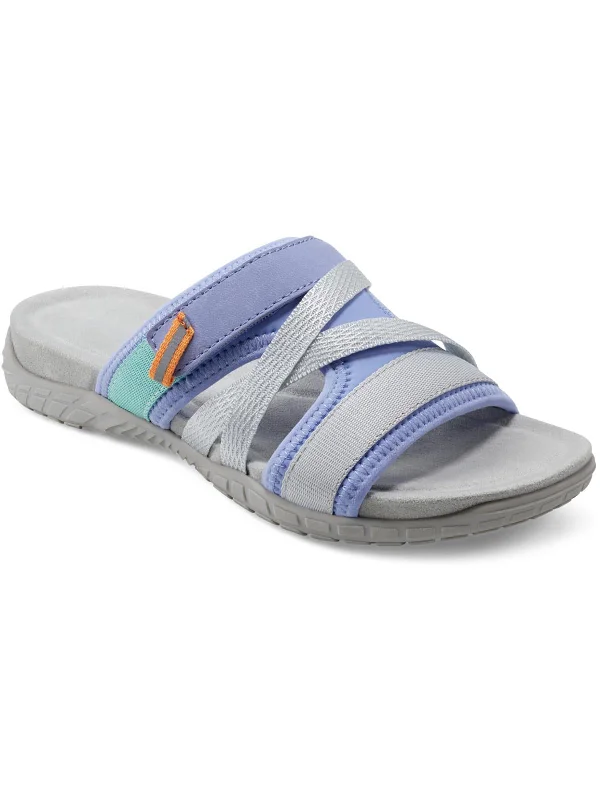 Shells 2 Womens Casual Flats Slide Sandals Casual Loafer Style          