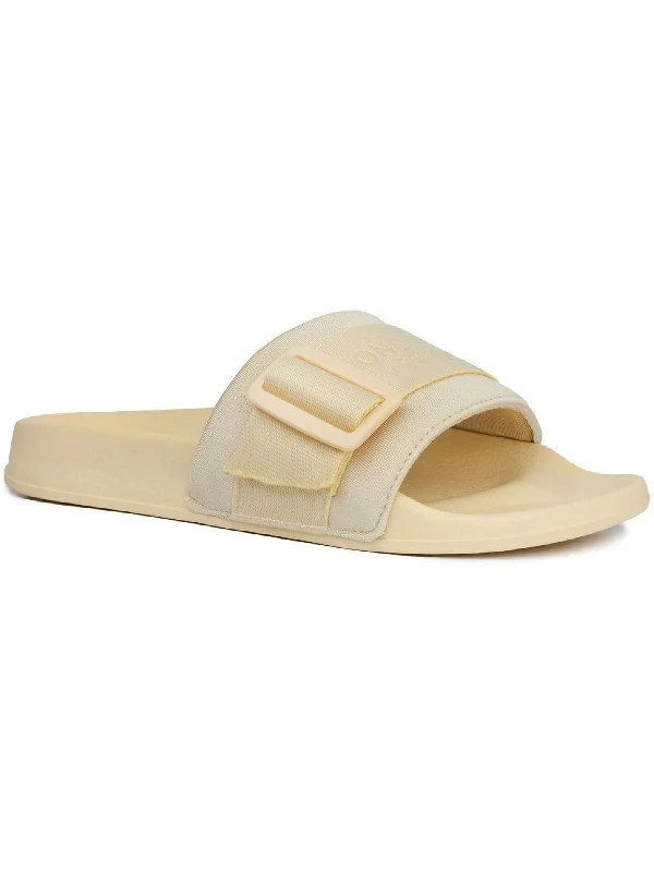 Skyden Womens Pool Casual Pool Slides Business Monk Strap Style  
