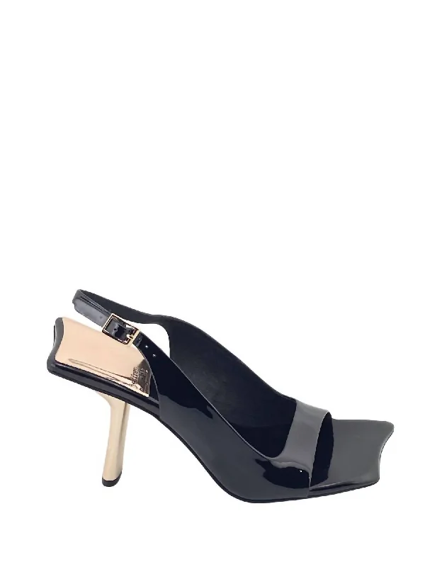 Surrealist Sandals In Black Sustainable Shoe Design  