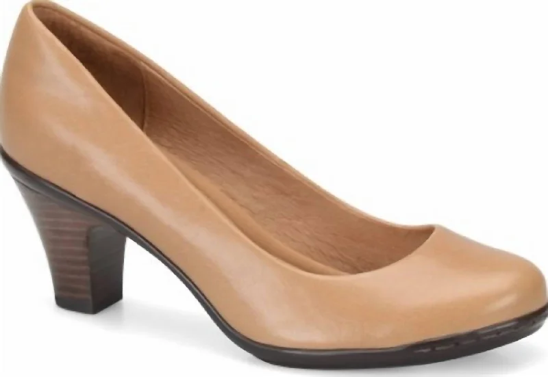 Velma Sandal In Luggage Quilted Shoe Design  