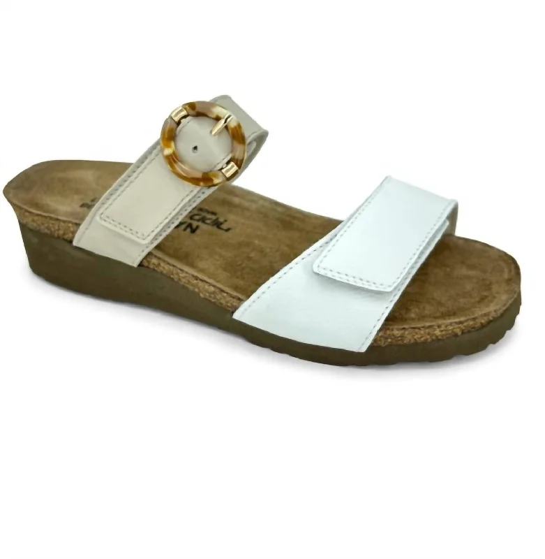 Women's Anabel Sandal In Ivory Buckle -