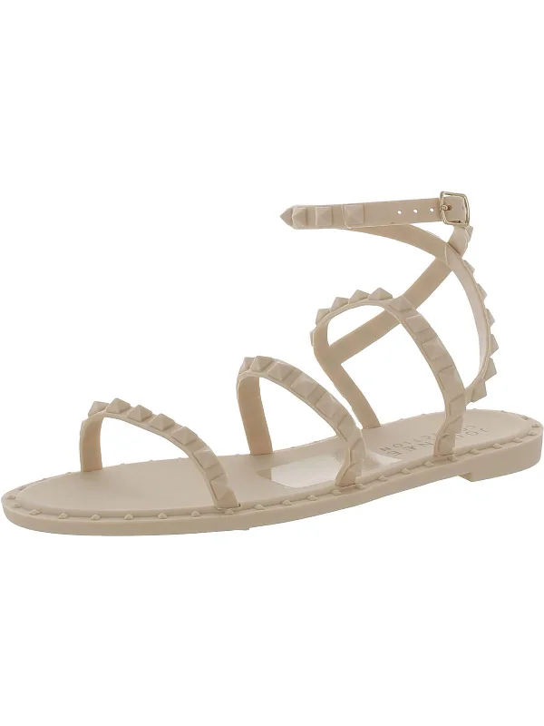 Womens Casual Flat Strappy Sandals Minimalist Sneaker Style  