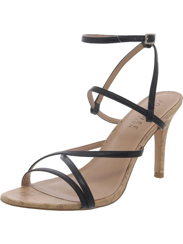 Womens Cork Heels Inflatable Shoe Look 