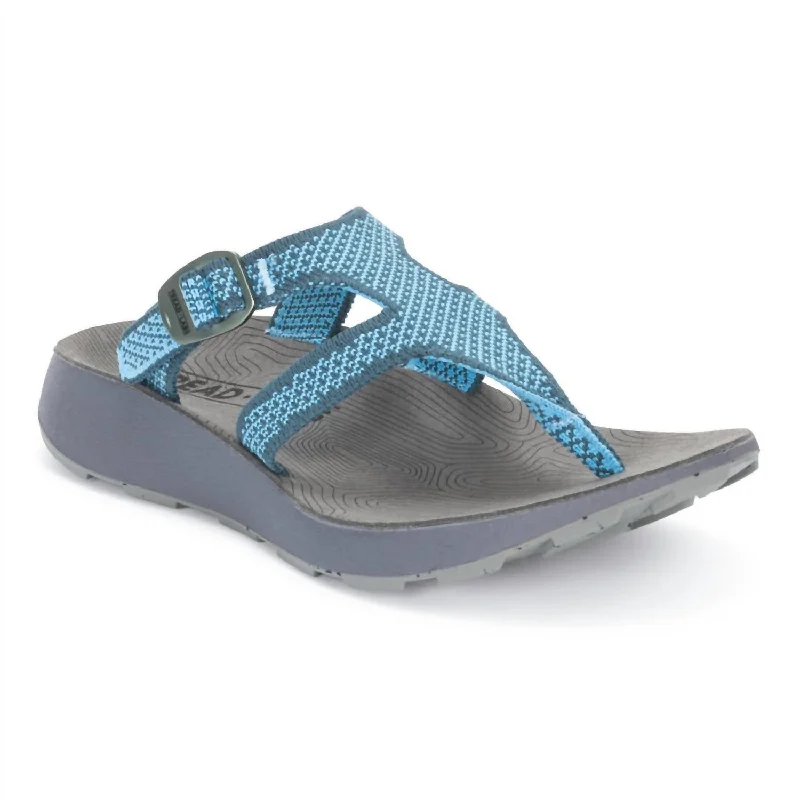 Women's Covelo Sandals In Lagoon Retro Basketball Sneaker Design  