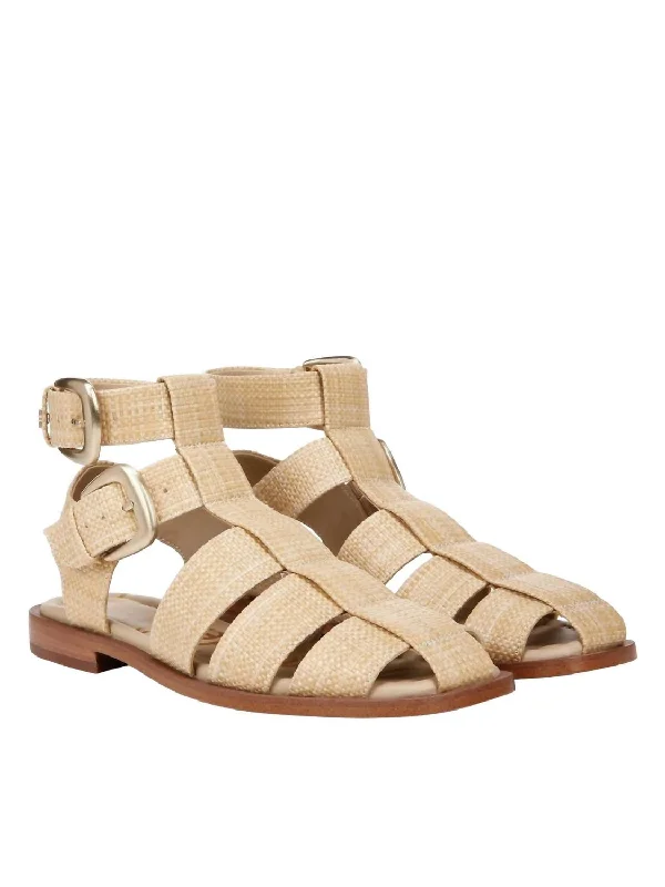 Women's Dawn Sandals In Bleached Beechwood Athleisure Derby Style  