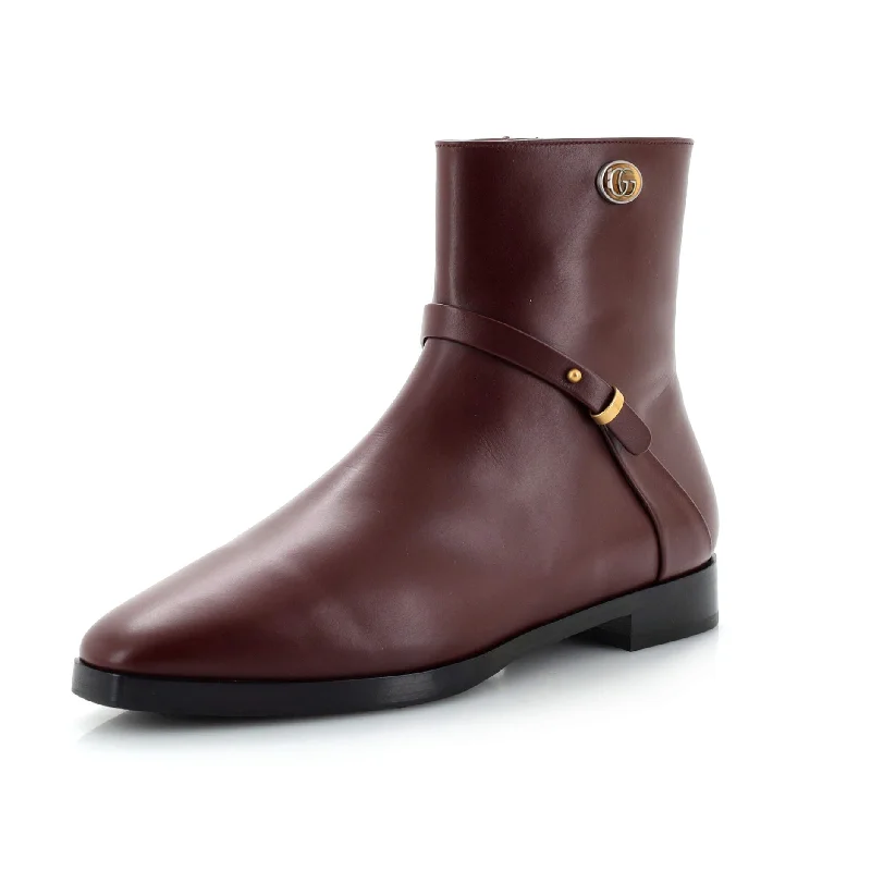 Women's Elite Ankle Boots Leather Victorian - Era Boot Style  