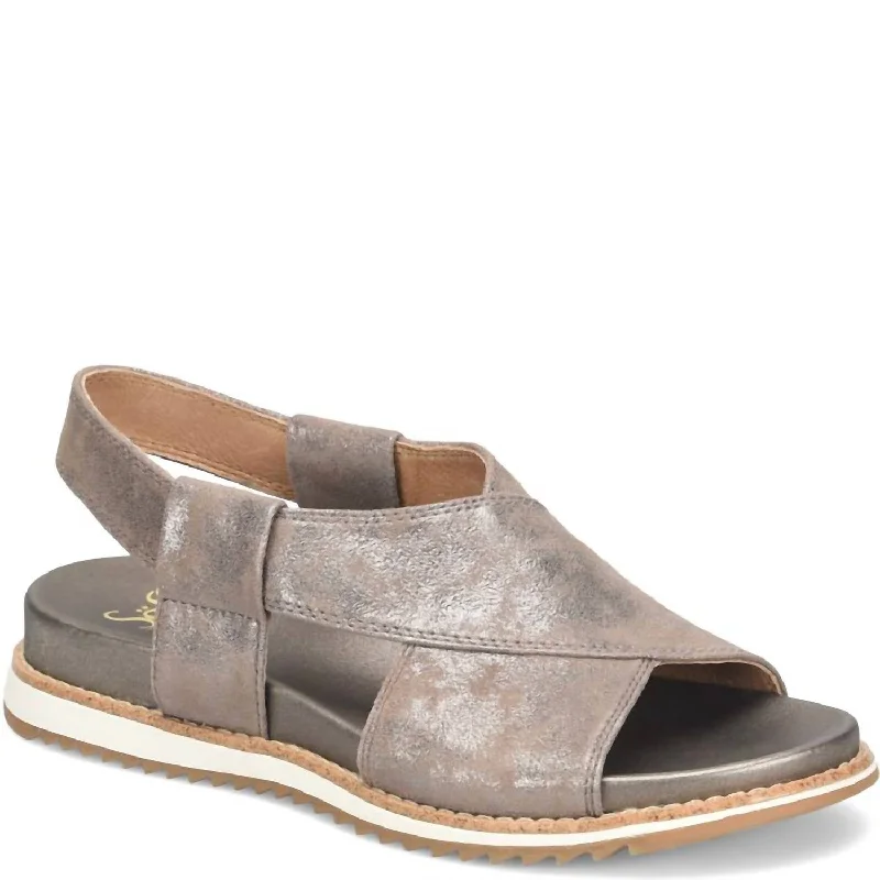 Women's Forri Sandal In Smoke Victorian - Era Boot Style  