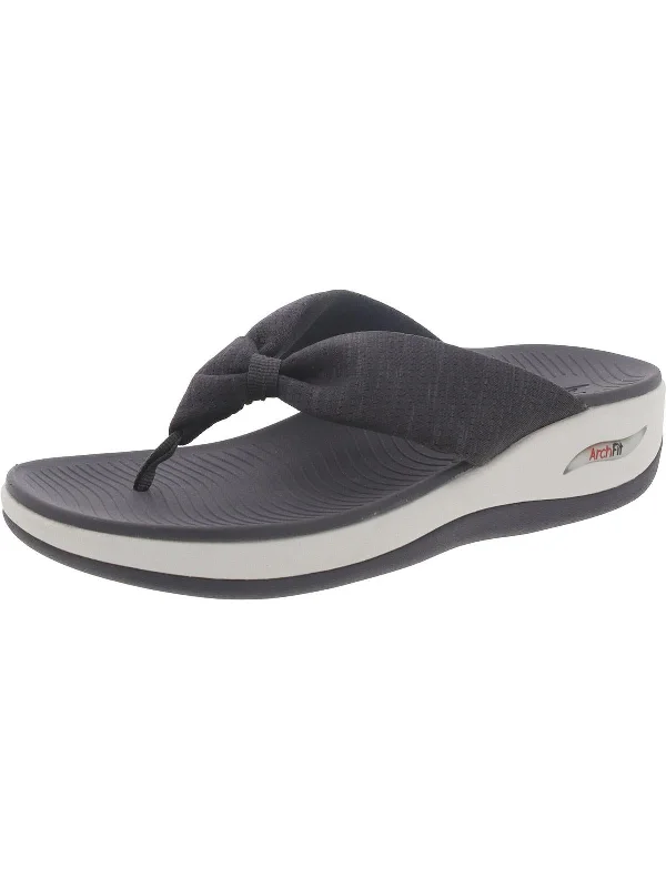 Womens Open Toe Slip On Thong Sandals Tassel Driving Shoe Look 