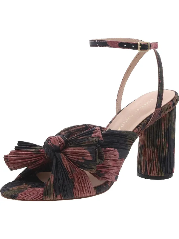 Womens Slip On Block Heel Heels Glow - in - the - Dark Shoe Design  